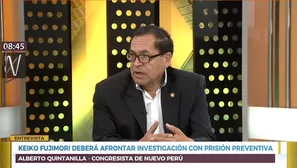 Juez Richard Concepción Carhuancho dispuso 36 meses de prisión preventiva contra Keiko Fujimori. Foto: captura de TV