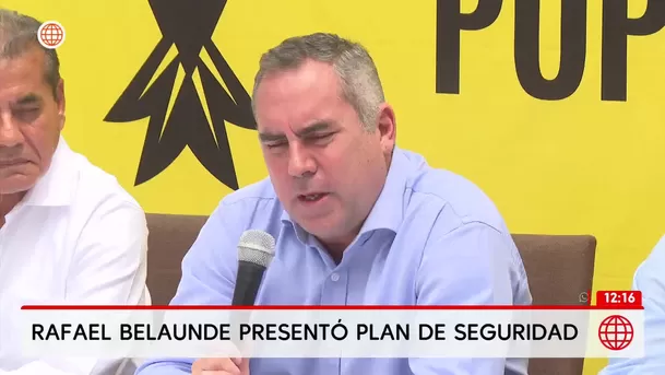 Belaunde plantea derecho a autodefensa y retorno del GEIN/ América Noticias