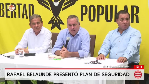Belaunde presenta plan de seguridad y defiende autodefensa armada tras atentado/ América Noticias