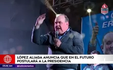 Rafael López Aliaga anuncia que en el futuro postulará a la presidencia - Noticias de jurado-nacional-elecciones