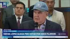 Rafael López Aliaga anuncia respaldo a Keiko Fujimori para la segunda vuelta