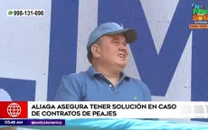 Rafael López Aliaga aseguró tener una solución en el caso de los contratos de peajes - Noticias de Jennifer López y Ben Affleck