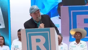 López Aliaga: “Conga sí va” y respalda minería ancestral. Foto y video: Canal N