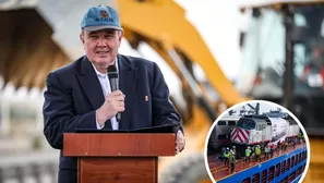 Rafael López Aliaga lanza ataques en acto por tren Lima–Chosica. Foto y video: Canal N/MML