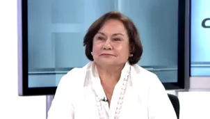 Delia Revoredo. Foto: captura de video Canal N.