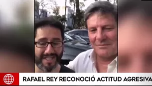 Rafael Rey agredió ayer al presidente de la mesa en la que le tocó votar en el referéndum 2018. Foto: captura de TV