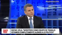 Rafael Vela, fiscal superior.