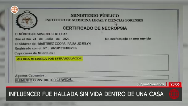 Captura: América Noticias Captura: América Noticias