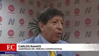 Carlos Ramos, magistrado del TC. América Noticias