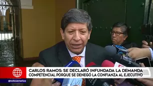 Carlos Ramos Núñez, magistrado del Tribunal Constitucional. América Noticias