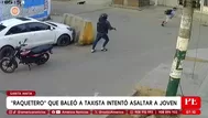Raquetero balea a taxista para robarle su celular en Ate