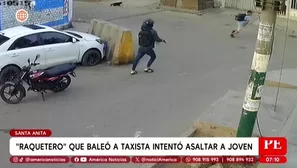 Ate: Raquetero baleó a taxista tras robarle el celular