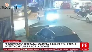 VES: Raqueteros arrebatan cartera a mujer y su pareja intentó capturarlos. Foto y video: AN