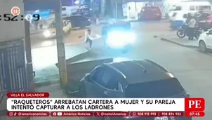 VES: Raqueteros arrebatan cartera a mujer y su pareja intentó capturarlos. Foto y video: AN