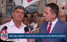 Diez Canseco: “Acción Popular nunca fue obstruccionista con el Ejecutivo” - Noticias de mauricio-diez-canseco