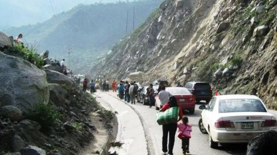 Reabren parcialmente la Carretera Central tras huaicos. Foto referencial: archivo El Comercio.