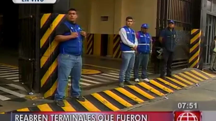 Reabren terminales de buses que fueron cerrados en el centro de Lima