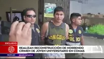 Reconstruyen crimen de estudiante. América Noticias