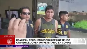 Reconstruyen crimen de estudiante. América Noticias