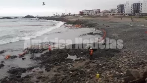 Ilo: reportan derrame de combustible en playa frente a municipalidad