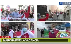 Realizan marcha por la vacancia de Pedro Castillo en diversas regiones del país - Noticias de sucesion-presidencial