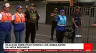Realizan operativo contra los ambulantes en Mesa Redonda