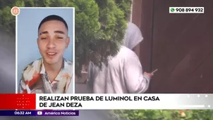 Realizan prueba de luminol en casa de Jean Deza. Foto y video: Unidad de investigación