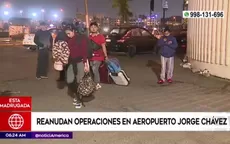 Reanudan operaciones en el aeropuerto Jorge Chávez - Noticias de jorge-cuba