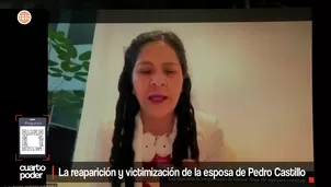 Lilia Paredes reaparece en un seminario web con el músico Roger Waters y presenta a Pedro Castillo como víctima de persecución política. Video: Cuarto Poder