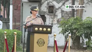 La coronel Vigo remarcó la lucha y el sacrificio que conlleva la labor policial, especialmente en su rol como madre. / Video: América Noticias