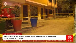 Reciclador asesinado a balazos en SJL tras amenazas de extorsión. Foto y video: América TV