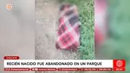 Recién nacido fue abandonado en un parque de Chiclayo