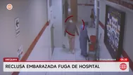 Reclusa embarazada fuga de hospital en Arequipa