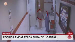 Reclusa embarazada fuga de hospital en Arequipa. Foto y video: América Noticias