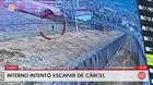 Recluso fue recapturado tras intentar fugar de penal en Cusco