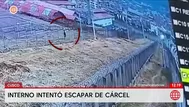 Recluso fue recapturado tras intentar fugar de penal en Cusco
