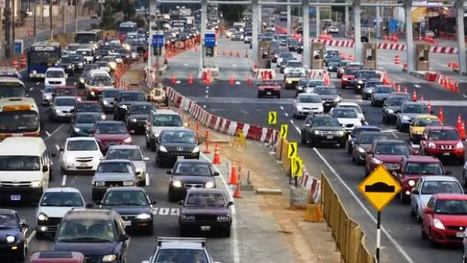 Se espera tráfico en la Panamericana Sur este domingo 3 de enero. Foto: archivo El Comercio.