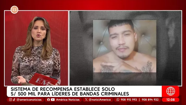 Recompensa por El Monstruo no puede subir a S/1 millón, dice norma. Foto: América Noticias