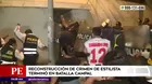 Reconstrucción de crimen de estilista terminó en batalla campal y disparos al aire