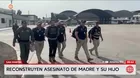 Reconstruyen el crimen de una madre y su hijo en San Martín