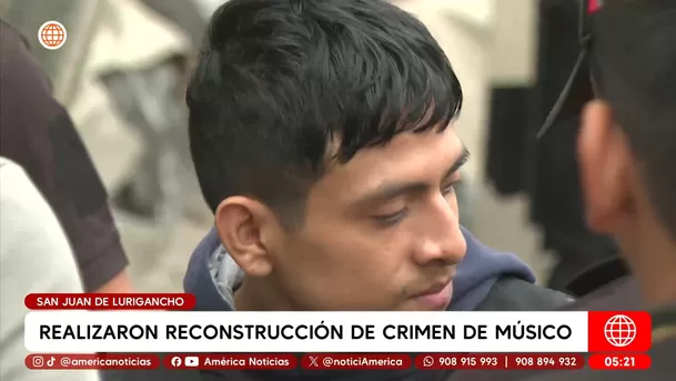 Realizaron reconstrucción de crimen de músico en San Juan de Lurigancho. Foto: América Noticias Realizaron reconstrucción de crimen de músico en San Juan de Lurigancho. Foto: América Noticias