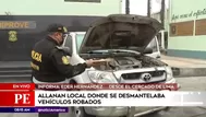 Recuperan camioneta de la municipalidad de Churín que iba a ser desmantelada