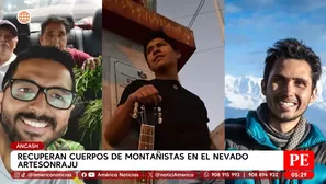 Recuperan cuerpos de montañistas en el nevado Artesonraju en Áncash. Foto y video: América Noticias
