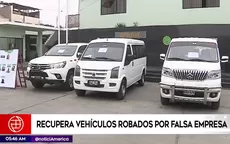 Recuperan vehículos robados por falsa empresa - Noticias de celulares-robados