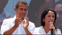 Ollanta Humala y Nadine Heredia. Foto: Andina