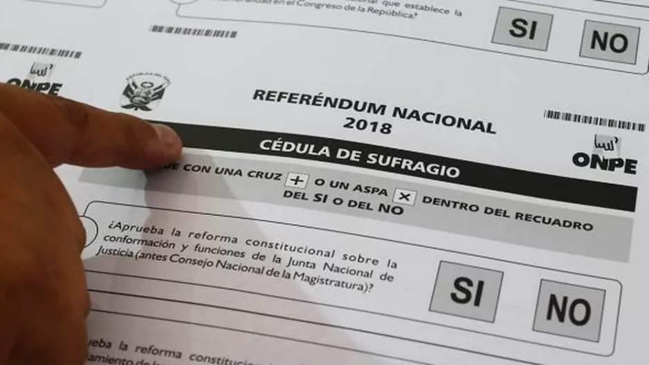 Este domingo los peruanos seremos consultados acerca de 4 reformas. Foto referencial: Andina 