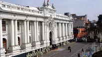 Fachada del Congreso del Perú. América Noticias