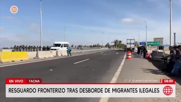 Policía refuerza frontera Perú-Chile tras crisis/ América Noticias Policía refuerza frontera Perú-Chile tras crisis/ América Noticias