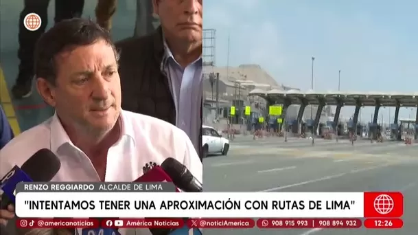 Reggiardo plantea control temporal de peajes en Villa y Punta Negra/ América Noticias Reggiardo plantea control temporal de peajes en Villa y Punta Negra/ América Noticias