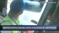 Agresiones contra cobradores de peajes. Canal N